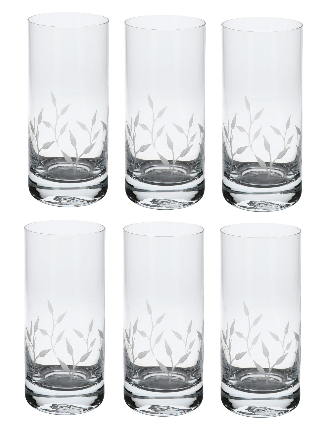 6-Pack 250ml Highball Glasses - Premium Crystal Clear Drinking Glasses for Cocktails, Iced Tea, and Cold Beverages - Perfect for Home Bars, Parties, and Restaurants