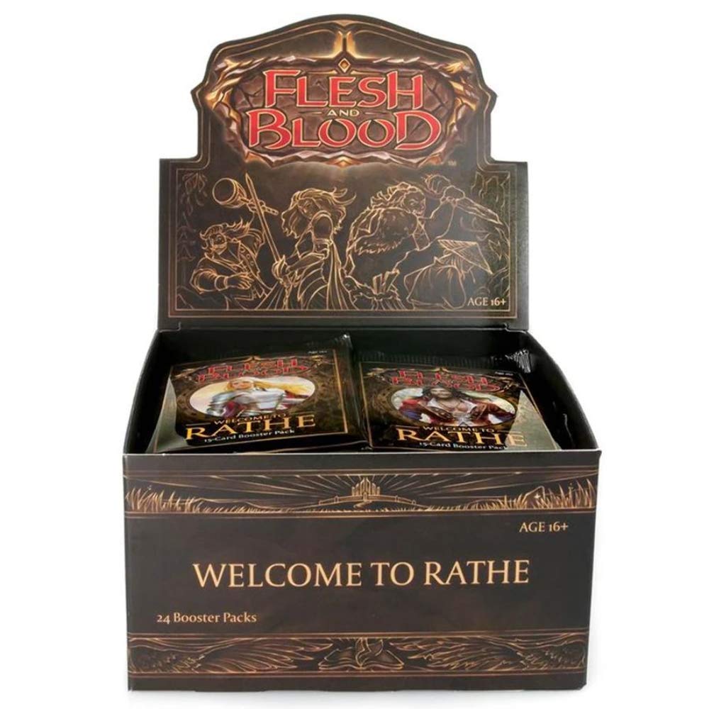 Flesh and Blood TCG: Welcome to Rathe Booster Box | 36 Packs for Collectors & Players | Enhance Your Trading Card Game Experience at Home or Tournaments