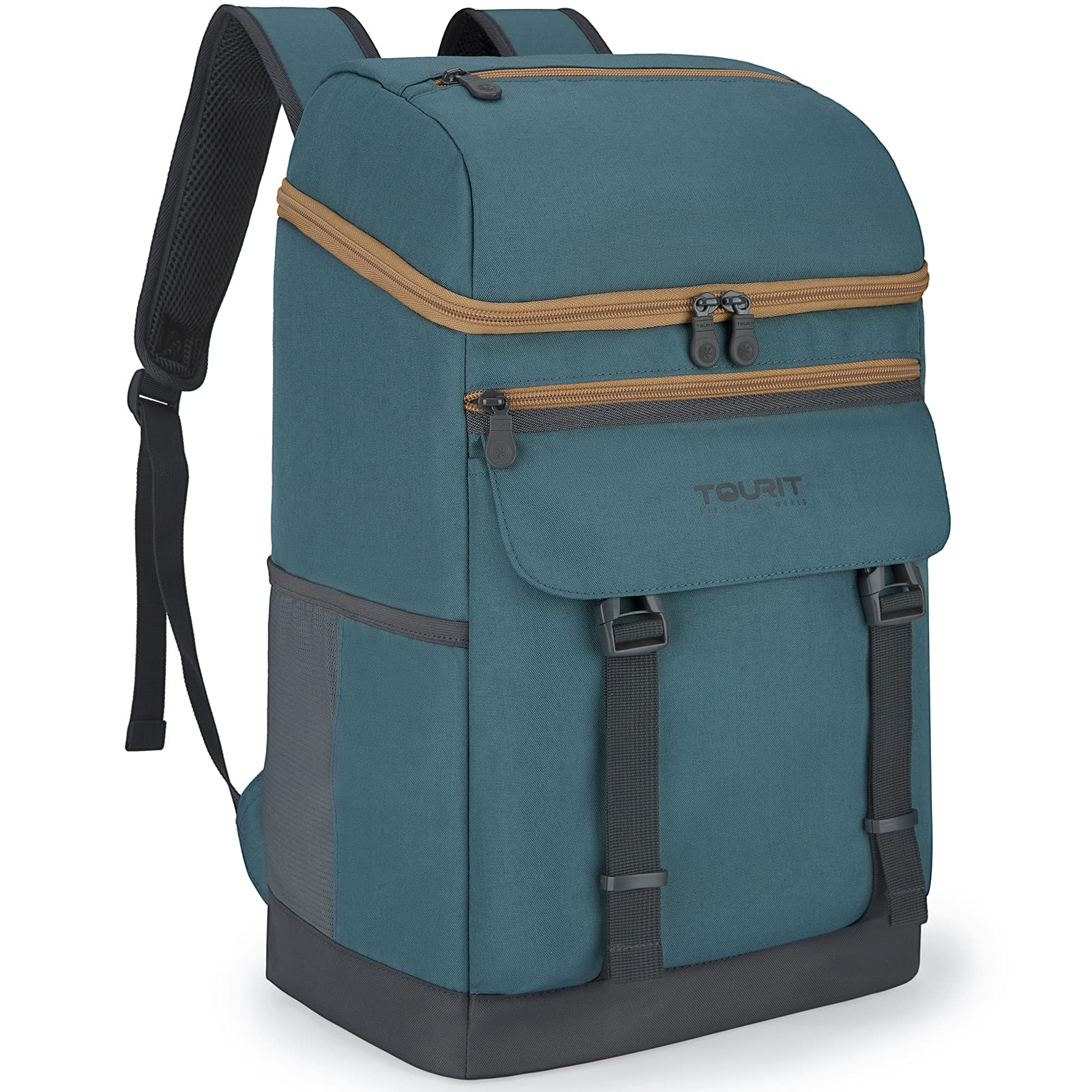 TOURIT Leak Proof Cooler Backpack - 28 Cans, Waterproof for Hiking, Picnics & Travel