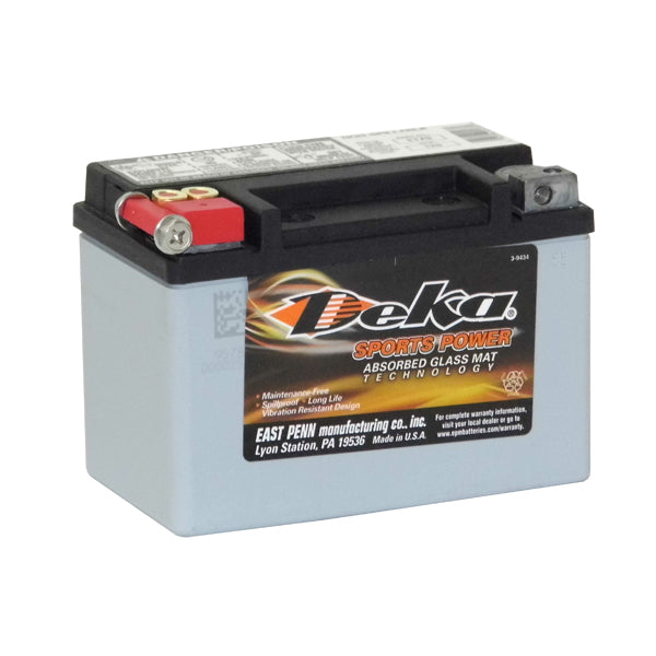 Deka ETX9 Motorcycle Battery - High-Performance AGM Power Sports Battery for ATV, UTV, and Motorcycles | Ideal for Off-Roading, Racing & Daily Commuting