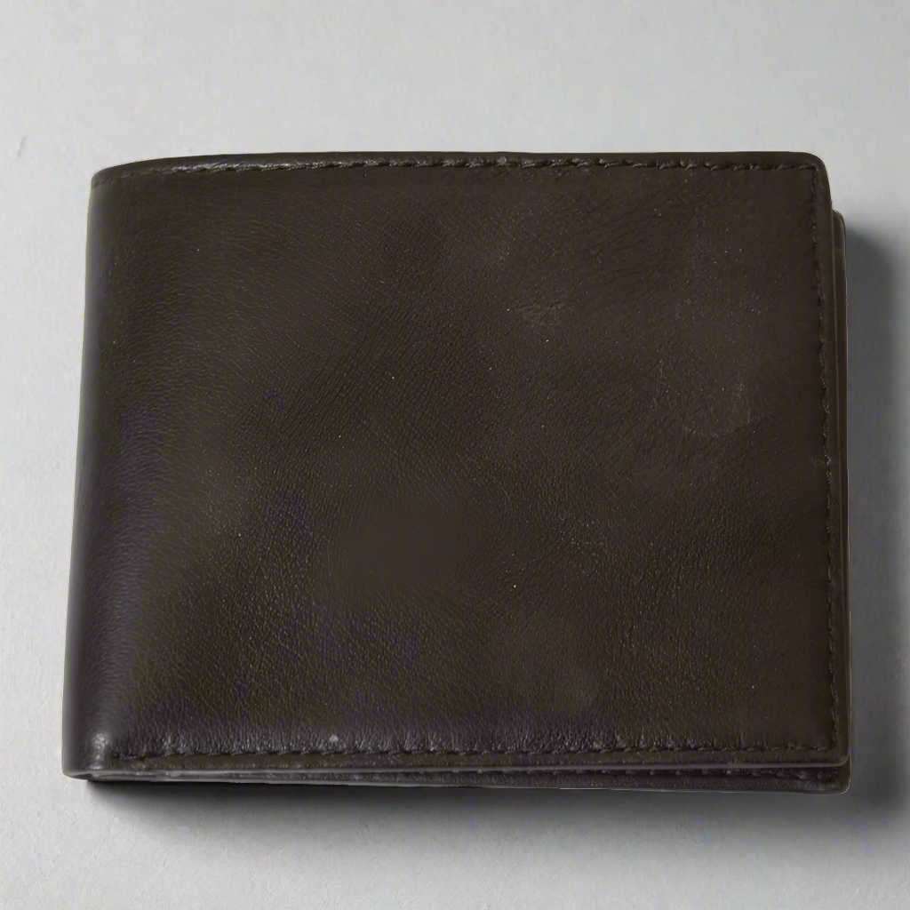Premium BOL Men's Bifold Leather Wallet - RFID Blocking, Slim Design, Multiple Card Slots - Perfect for Everyday Carry & Travel Essentials
