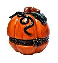 Halloween Pumpkin Box Ornaments - Spooky Decor for Halloween Party, Home & Office | Perfect for Trick or Treat, Festive Gifts & Seasonal Decorations