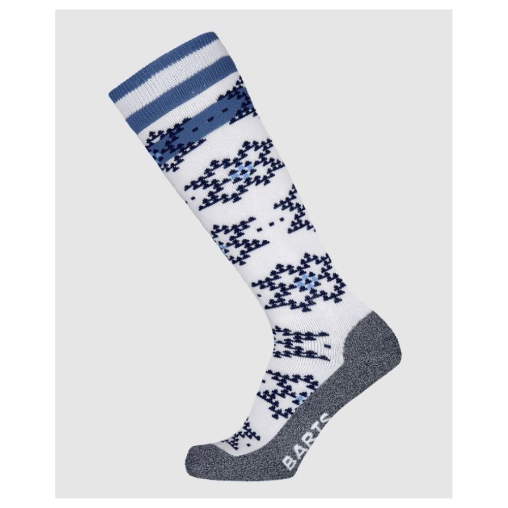 Barts Ski Socks for Men & Women - Warm Nordic White Wool Winter Socks for Skiing, Snowboarding & Cold Weather Outdoor Activities