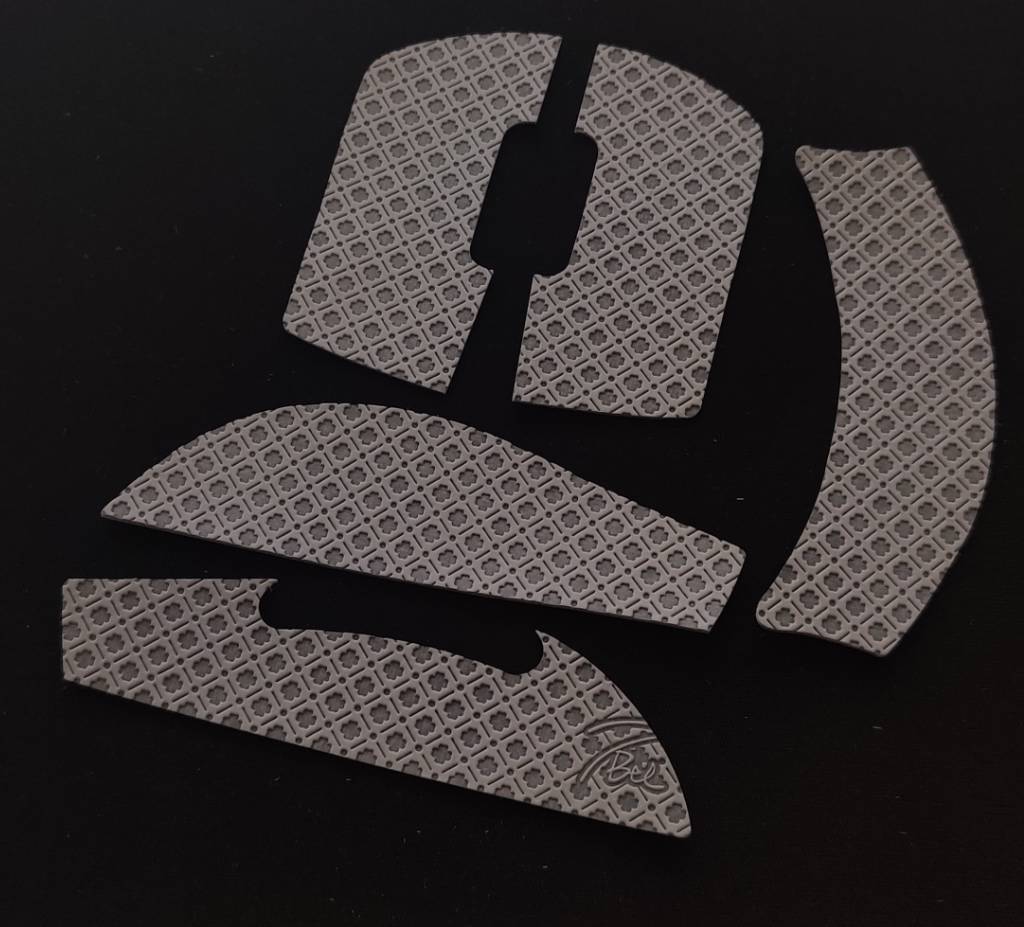 BT.L Mouse Grip for Logitech G Pro X Superlight & Superlight 2 - Non-Slip Gaming Grip Tape (Grey) - Improve Control for FPS, MOBA & Esports Gaming