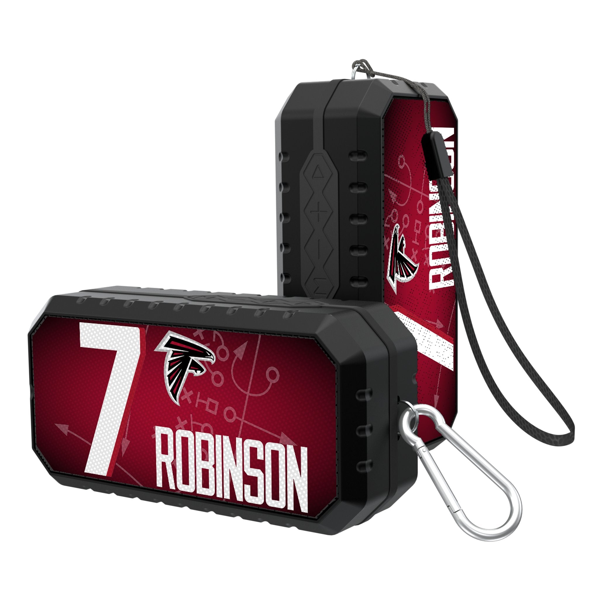 Bijan Robinson Atlanta Falcons Bluetooth Speaker - Portable Wireless Speaker with 7-Hour Playtime, Perfect for Tailgating, Parties & Outdoor Adventures