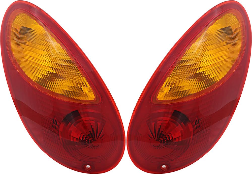Chrysler PT Cruiser Replacement Tail Lights Lamps Set - Driver & Passenger Side - Compatible with 2001 2002 2003 2004 2005 Models - Perfect for Night Driving & Enhanced Vehicle Safety