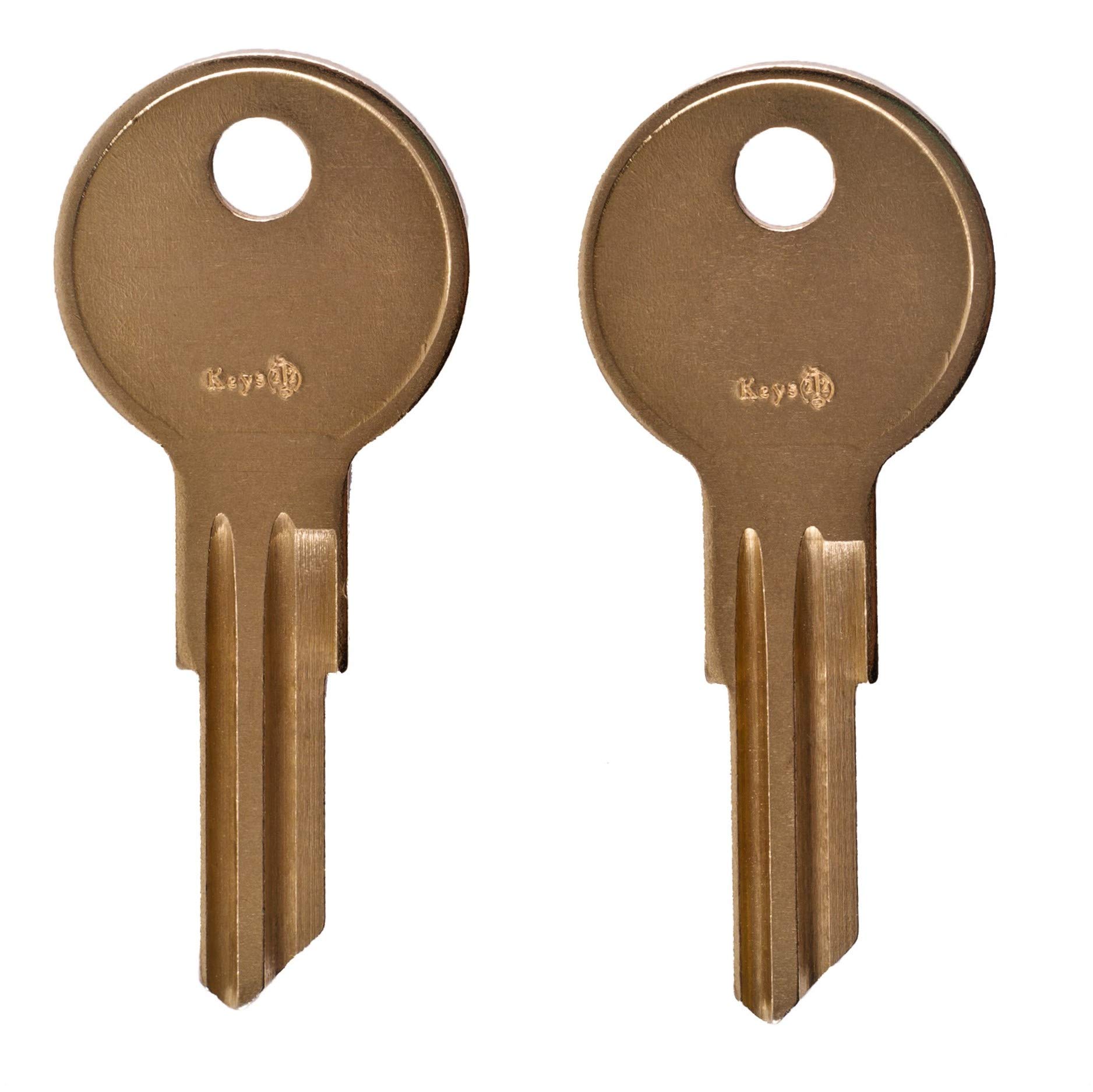 Husky Tool Box T05 Lock Replacement Keys - Bronze (2 Pack) - Secure & Durable for Tool Storage & Organization