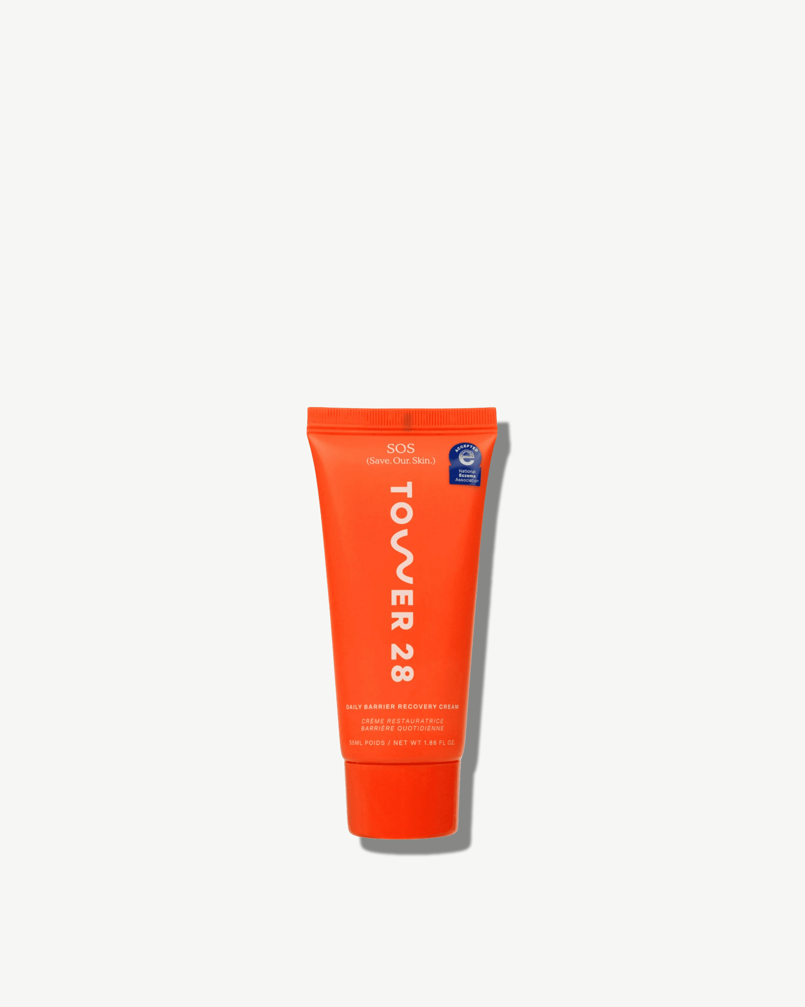 SOS Daily Barrier Recovery Cream for Dry, Sensitive Skin - Hydrating Moisturizer with Ceramides & Hyaluronic Acid - Perfect for Nighttime Skincare Routine & Post-Procedure Care