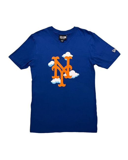 New York Mets Cloud Blue Men's T-Shirt - Comfortable Baseball Fan Jersey for Game Day & Casual Wear