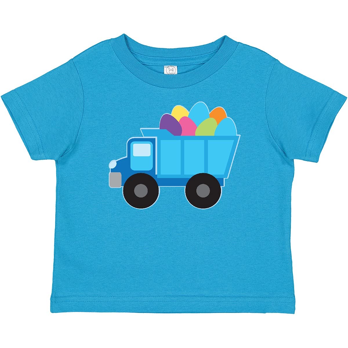Inktastic Easter Egg Truck Boys Baby T-Shirt - Cute Easter Outfit for Toddlers & Infants - Perfect for Easter Egg Hunts, Family Photos & Holiday Celebrations