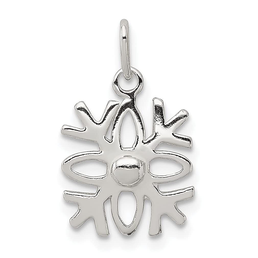 925 Sterling Silver Snowflake Charm Necklace - Elegant Winter Jewelry Pendant for Women | Perfect Christmas Gift, Anniversary Present & Holiday Accessory | Ideal for Parties, Weddings and Special Occasions