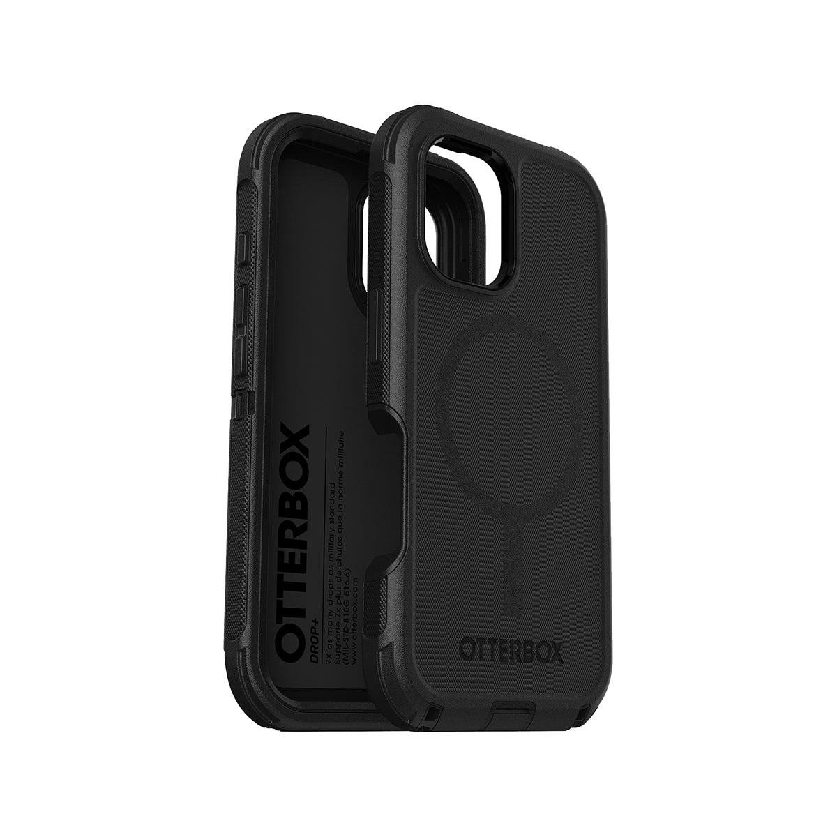 OtterBox Defender Series MagSafe Compatible Case for iPhone 16 - Black | Heavy Duty Protection with Drop Resistance | Perfect for Outdoor Adventures, Construction Work & Active Lifestyles
