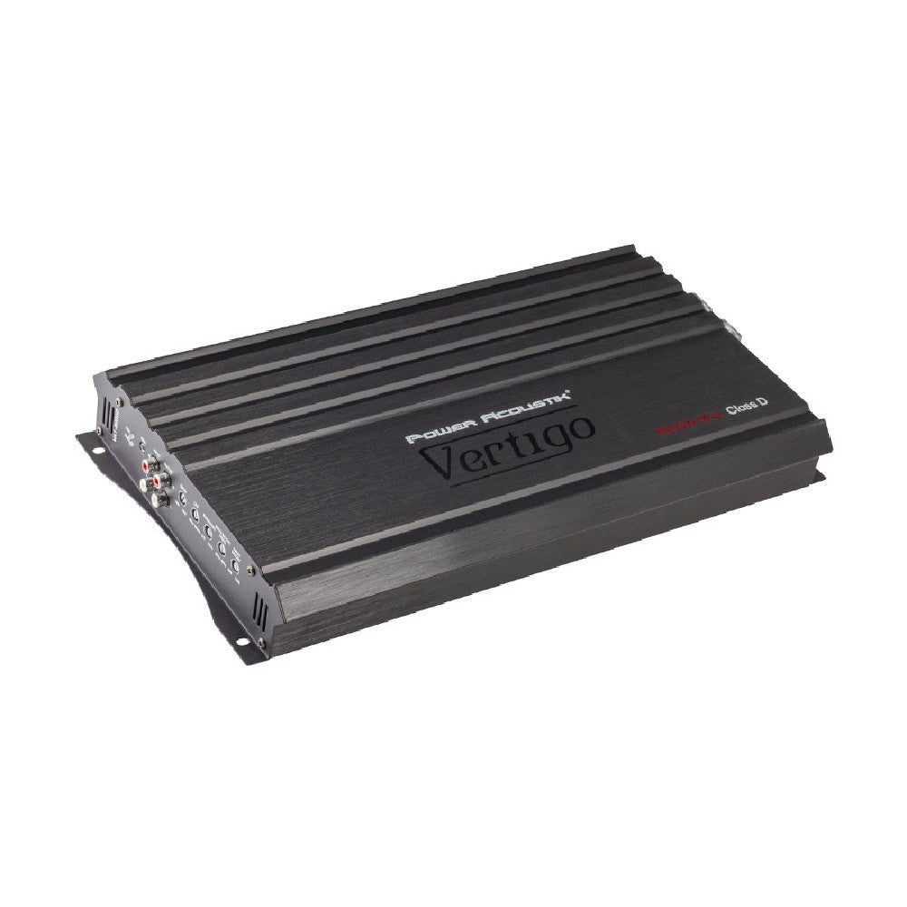 Power Acoustik VA1 8000D 8000W RMS Vertigo Series Class D Monoblock Car Amplifier - High Power Bass Boost for Car Audio Systems, Subwoofers, and Truck Stereo Upgrades