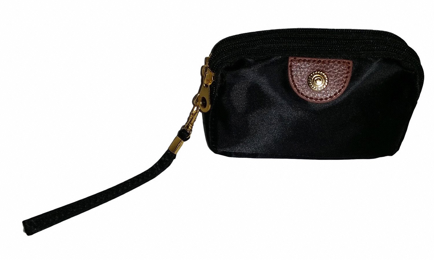 Stylish Nylon Wristlet Wallet with 3 Zipper Compartments - Perfect for Women's Everyday Use, Travel & Shopping