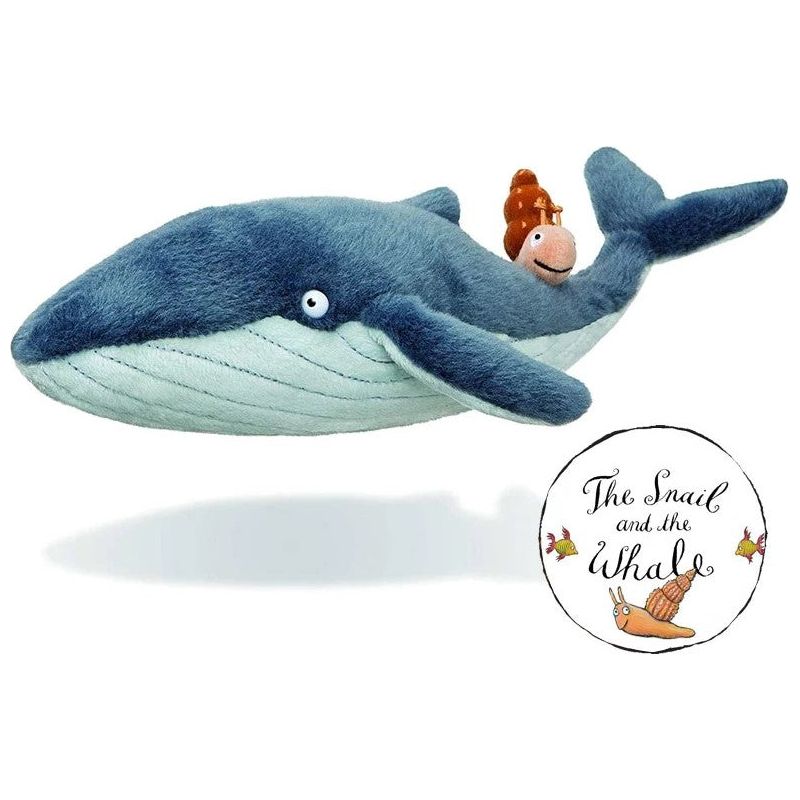 The Snail & The Whale Plush Toy - Adorable Stuffed Animal for Kids, Perfect for Cuddling, Gifts, and Nursery Decor