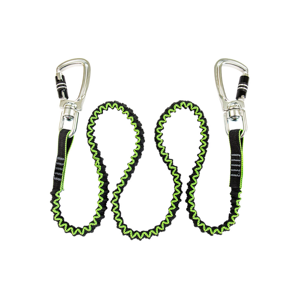 80 lb. Heavy Duty Elasticated Tool Tether - Secure Your Tools for Construction, Roofing & DIY Projects | Anti-Drop Safety Lanyard for Hammers, Wrenches & Power Tools