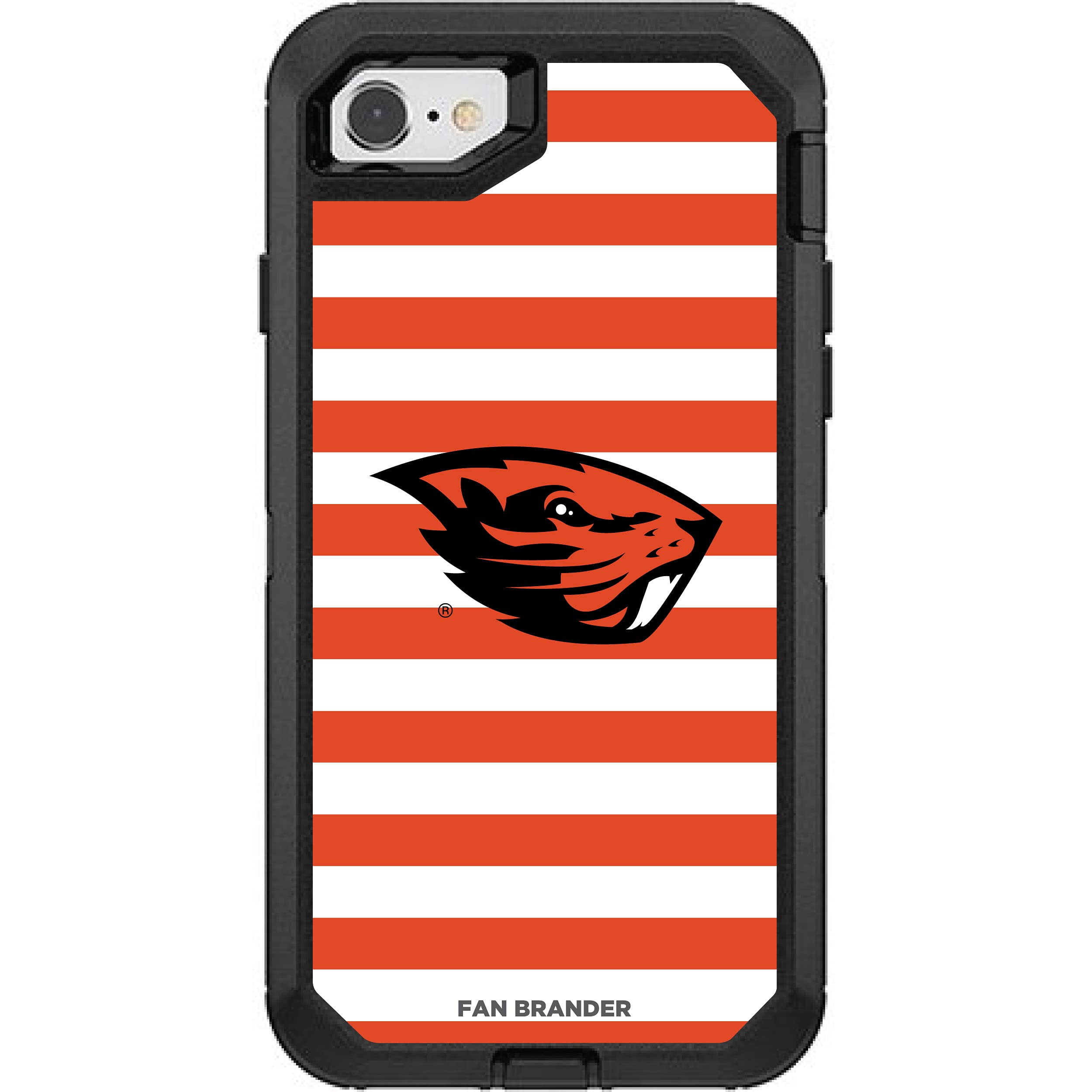 NCAA OtterBox Defender iPhone Case with Stripes - Durable Protection for Sports Fans