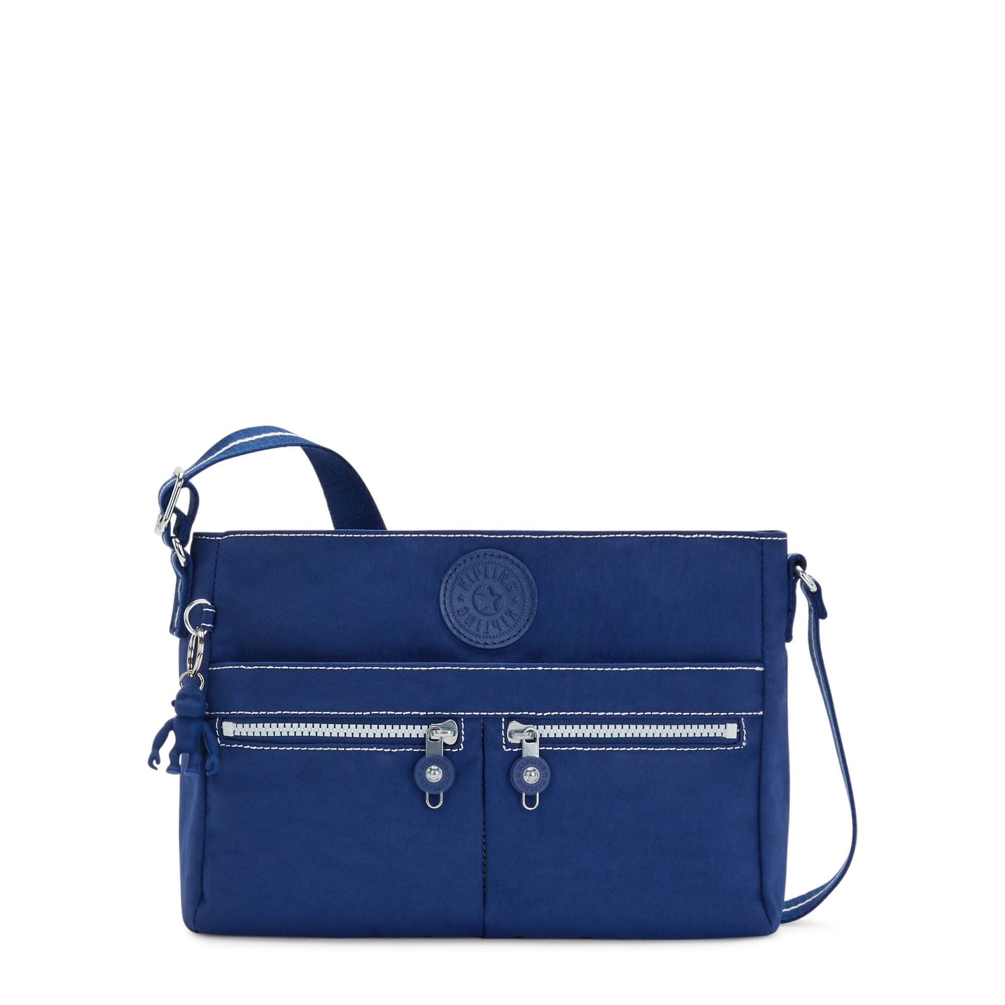 Kipling New Angie Crossbody Bag - Lightweight & Durable Admiral Blue Handbag for Women | Perfect for Travel, Work & Everyday Use