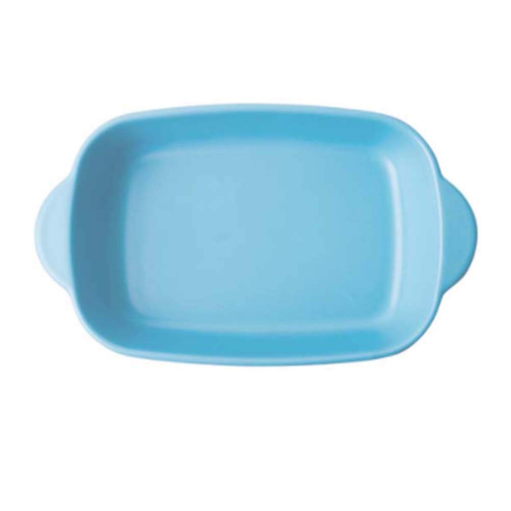 Cabilock 1-Piece Ceramic Baking Tray - Oven & Microwave Safe, High Temperature Resistant Non-Stick Baking Pan (Blue) - Perfect for Cookies, Cakes & Roasting Vegetables