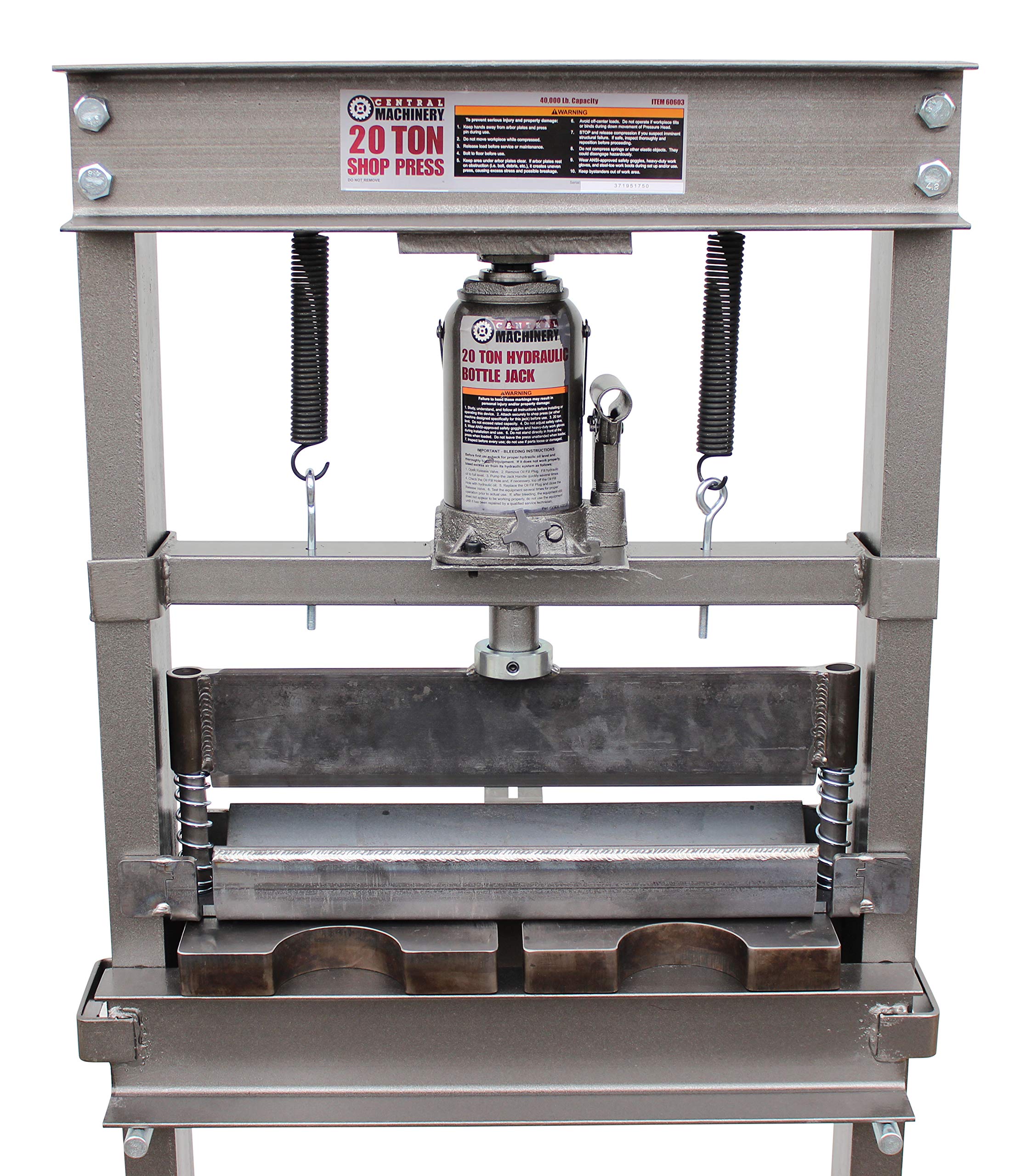 SWAG Off Road 20 Ton Press Brake Kit - Heavy Duty DIY Metal Bender for Automotive Fabrication & Metalworking Projects - Perfect for Garage Workshops, Off-Road Vehicle Mods, and Industrial Applications