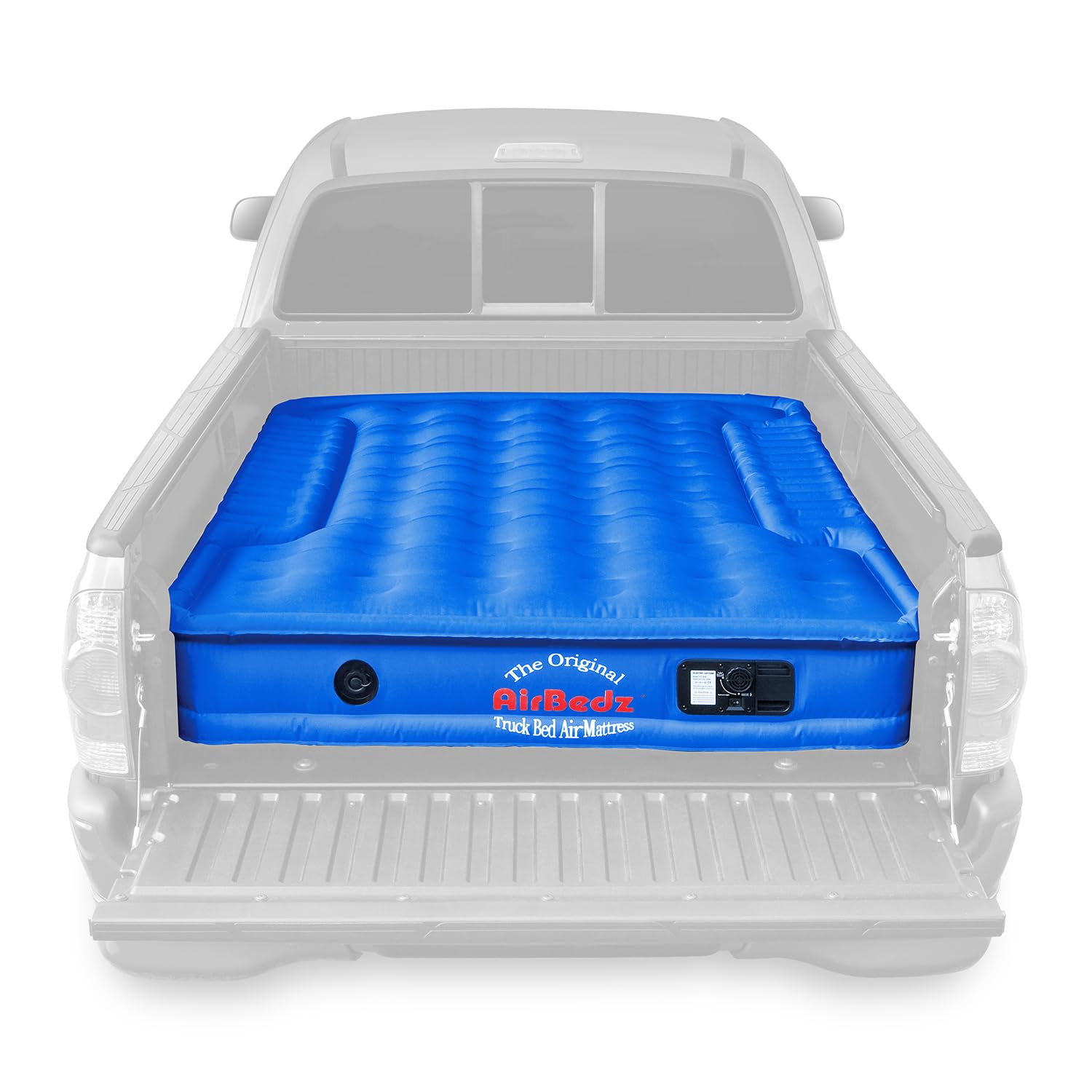 Pittman Outdoors PPI 102 AirBedz Original Truck Bed Air Mattress - Full Size 6'-6.5' Short Truck Air Mattress (Blue) | Camping, Road Trips & Outdoor Adventures