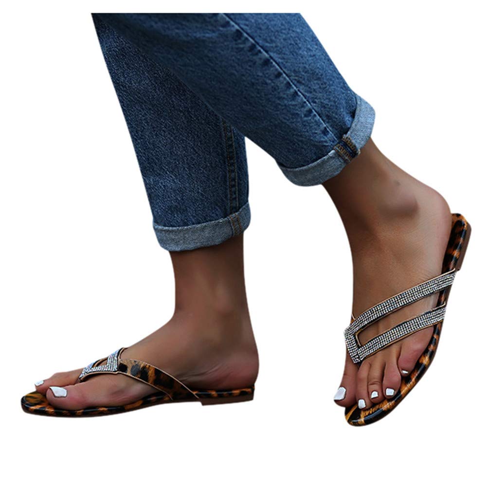 Women's Wide Width Wedge Heel Sandals - Floral Roman Flat Slippers for Casual, Beach, Indoor & Outdoor Wear | Comfortable Summer Shoes for Walking, Travel & Vacation