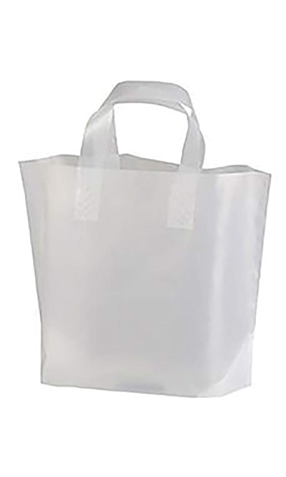 Eco-Friendly Clear Frosted Plastic Shopping Bags 12