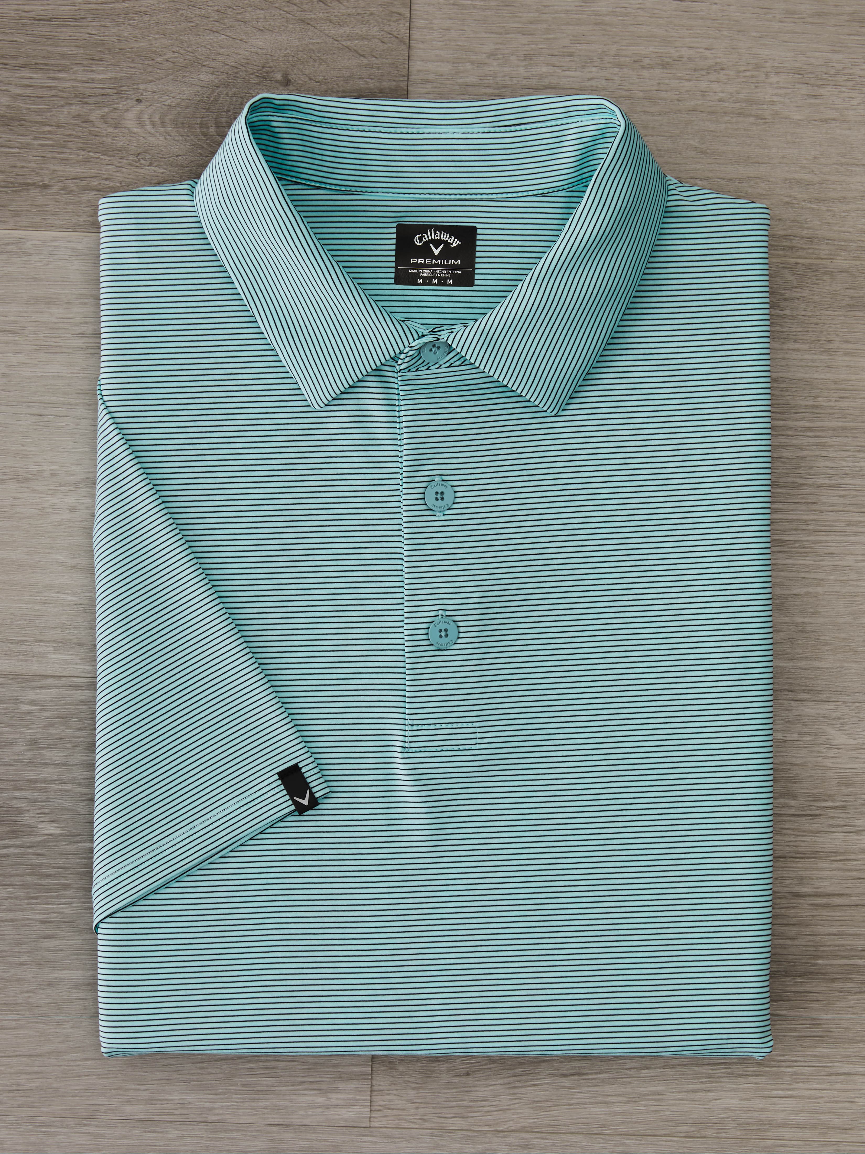 Premium Men's Soft Touch Fineline Golf Polo Shirt - Breathable & Moisture-Wicking for Comfort on the Course & Casual Wear