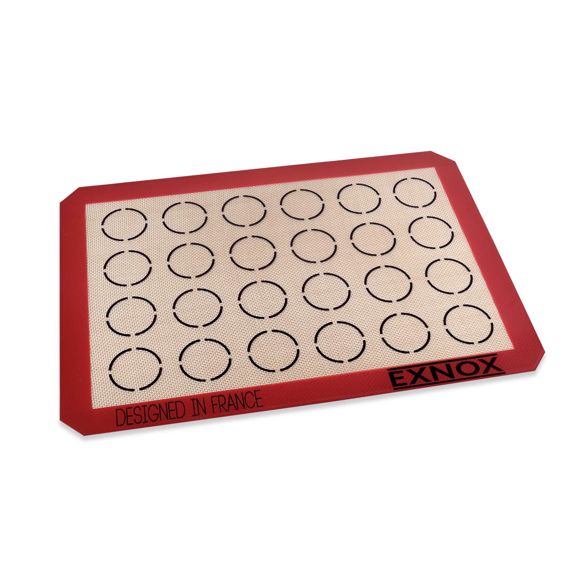Exnox Non-Stick Silicone Baking Mat Half Size - Perfect for Cookies, Pastries & Evenly Baked Goods | Oven Safe, Reusable & Easy to Clean for Home Bakers & Professional Kitchens