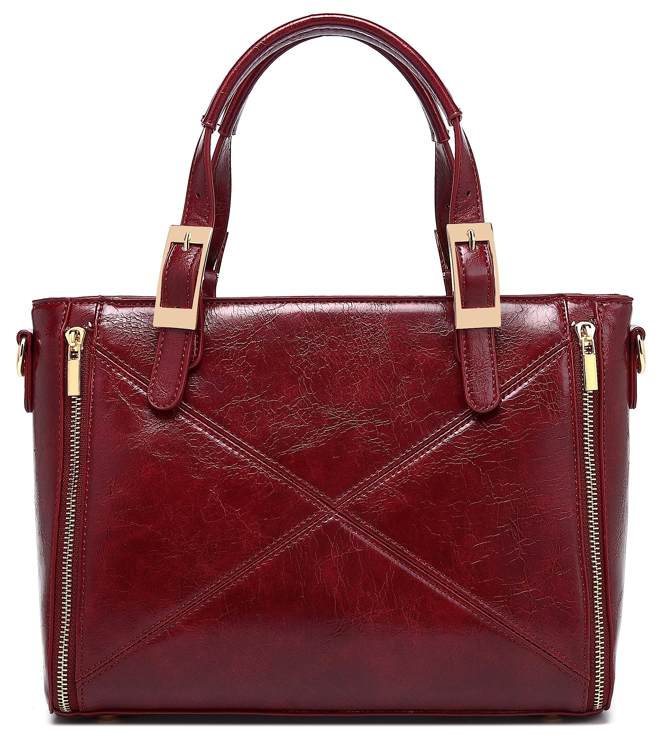 Elegant Women's Top Handle & Crossbody Bags with Adjustable Strap - Smooth Quality Leather Handbags for Work, Travel & Everyday Use