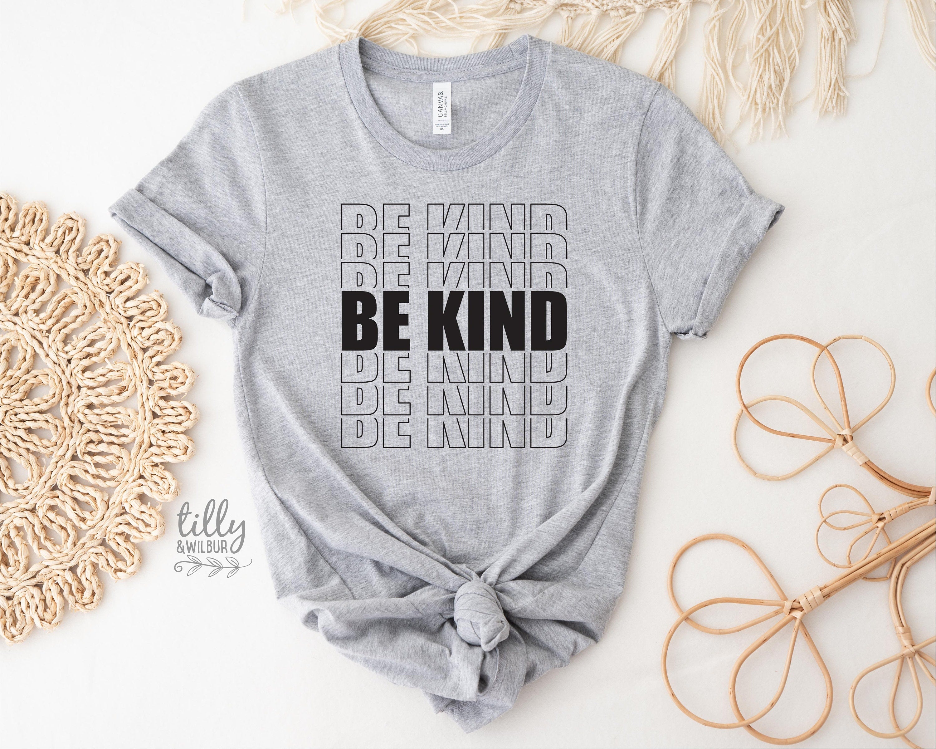 Be Kind Women's T-Shirt - Soft Cotton Comfort Fit Tee for Everyday Wear | Casual Outfits, Work, Gym & Lounge