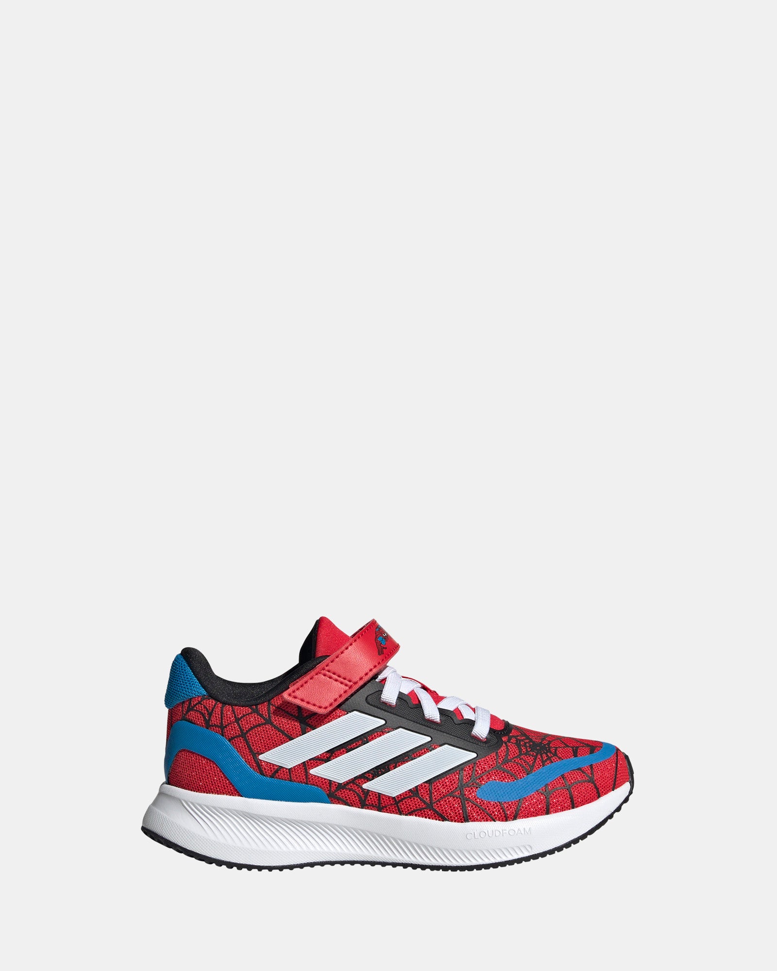 Runfalcon Spiderman Running Shoes for Men - Lightweight, Breathable, Cushioned (Pure Ruby/White/Bright Blue) | Perfect for Jogging, Gym Workouts & Casual Wear