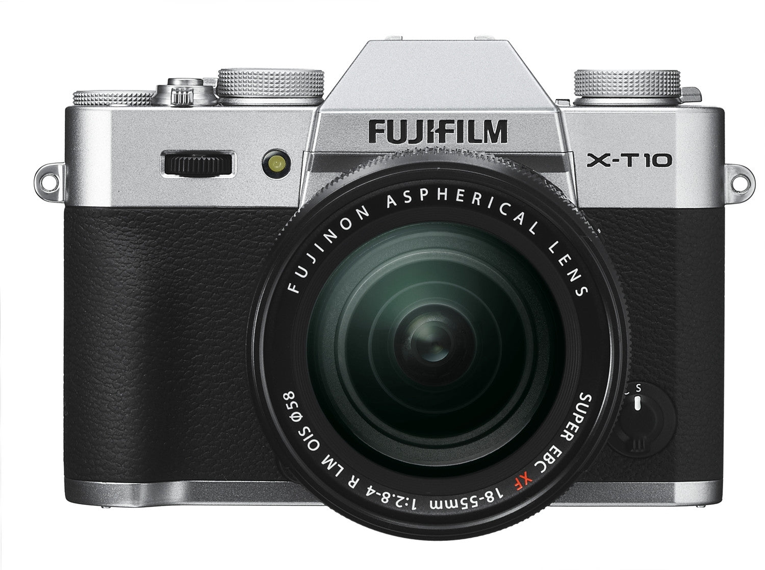Fujifilm X-T10 Mirrorless Digital Camera with 18-55mm Lens Kit - Silver | Compact Travel & Street Photography Camera for Vloggers & Enthusiasts