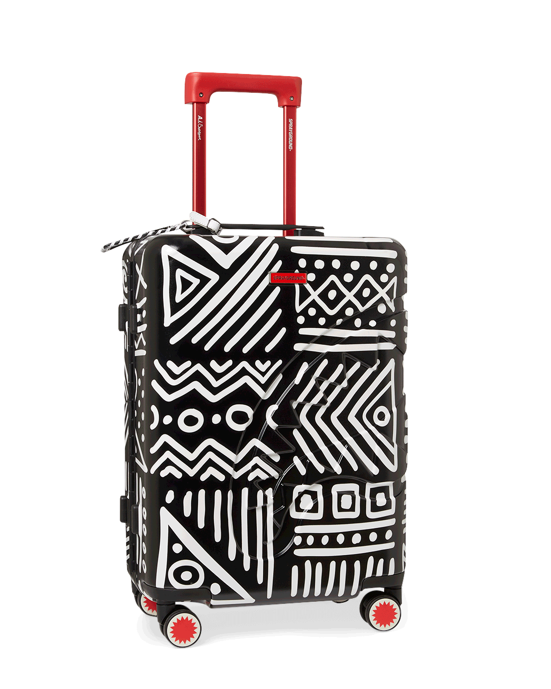 AI.8 African Intelligence Origin Story Sharknautics Hardshell Carry-On Luggage - Durable Spinner Suitcase for Travel, Business Trips & Airplane Cabin Use