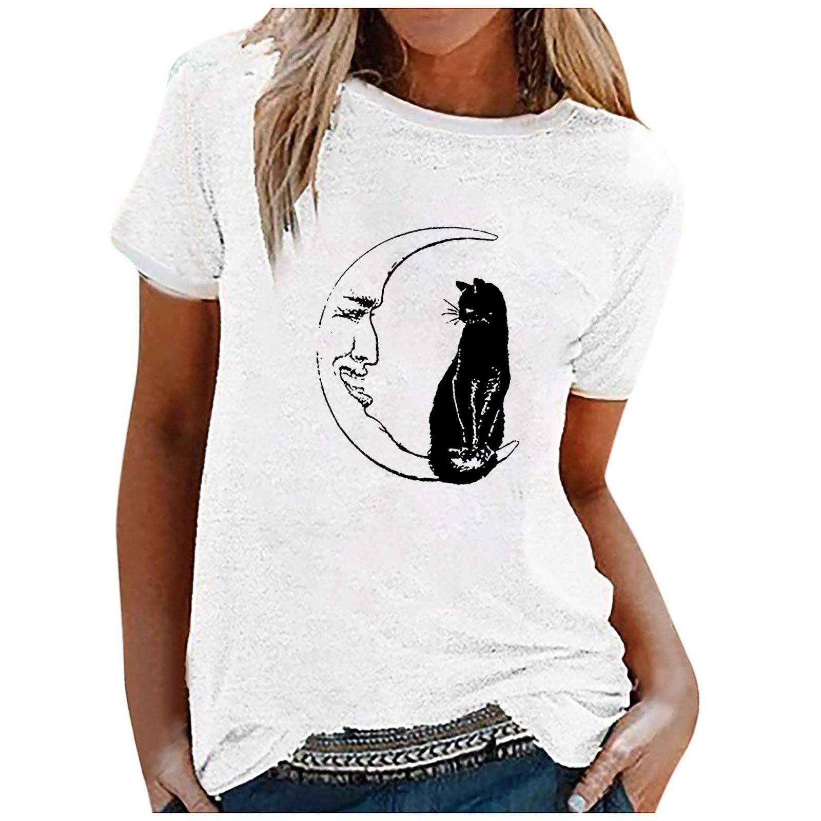 Colorful Tie-Dye Short Sleeve Women's Blouse - Printed Neck Athletic Tee Shirt for Yoga, Running & Casual Wear