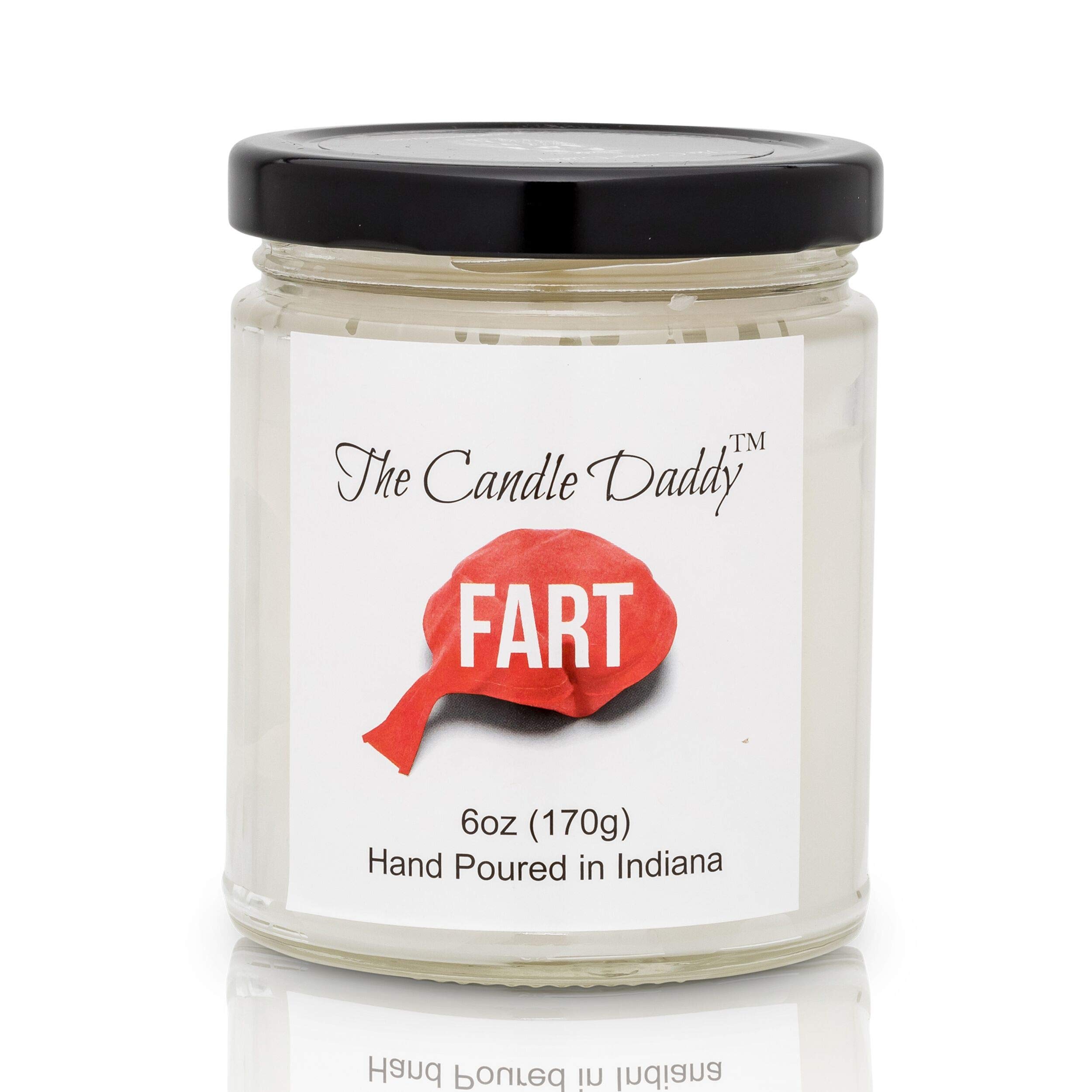 Fart Scented Candle - Hilariously Stinky 6oz Jar Candle for Pranks, Gag Gifts & Funny Home Decor | Novelty Joke Gift for Friends & Family