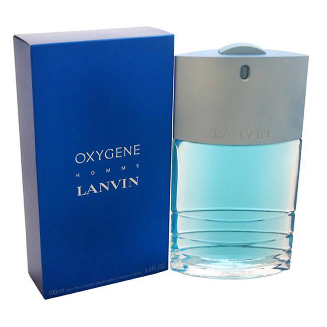 Lanvin Oxygene Men's Eau De Toilette EDT Spray - Fresh Citrus Aromatic Fragrance for Day & Night Wear, Office & Date Night