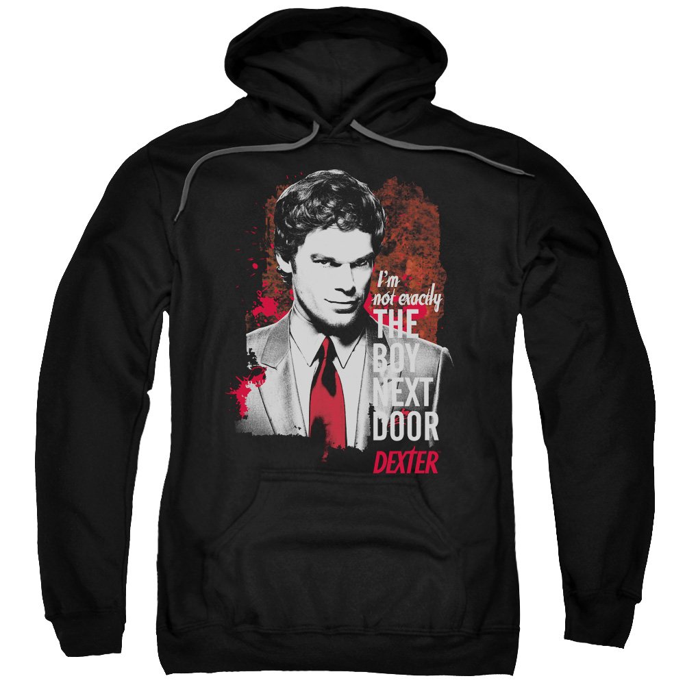 Dexter Hoodie for Men - Black Zip Up Hooded Sweatshirt | Casual Streetwear for Everyday Wear & Outdoor Activities