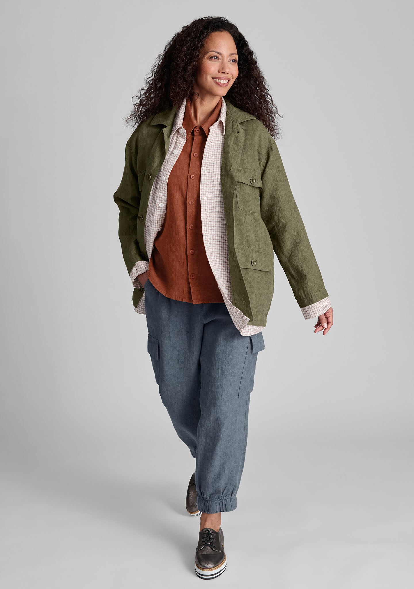 Grateful Jacket - Premium Linen Jacket for Men & Women | Lightweight Summer Blazer for Casual Outings, Beach Cover-Up & Outdoor Adventures
