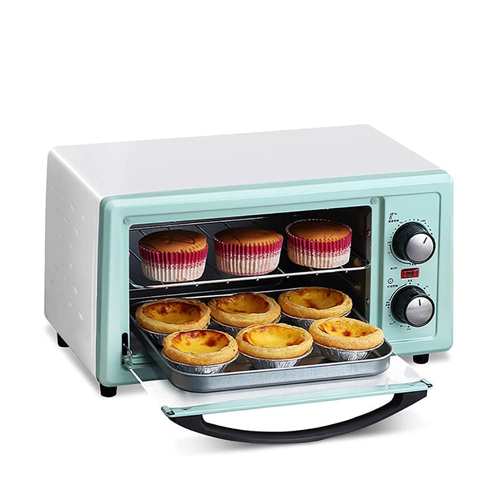 JJINPIXIU 10-in-1 Convection Toaster Oven with Air Fryer & Dehydrator, Stainless Steel Countertop Oven with Non-Stick Interior, Easy to Clean - Perfect for Baking, Roasting, Air Frying French Fries, Pizza, Chicken Wings & Cakes - Ideal for Small Kitchens, Dorms & RV Cooking