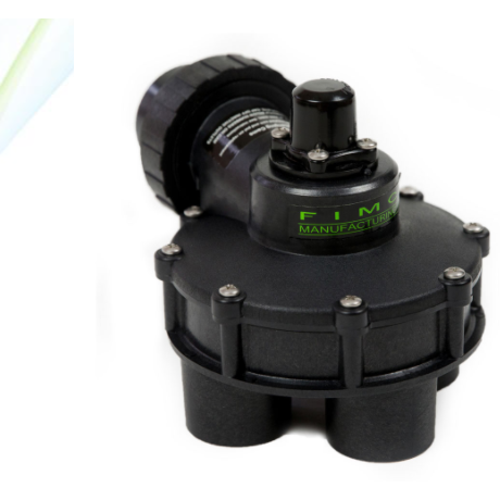 Fimco F1254 3004L 1-1/4 Inch 4 Zone Plastic Valve - Durable Irrigation Control Valve for Lawn, Garden & Agricultural Watering Systems