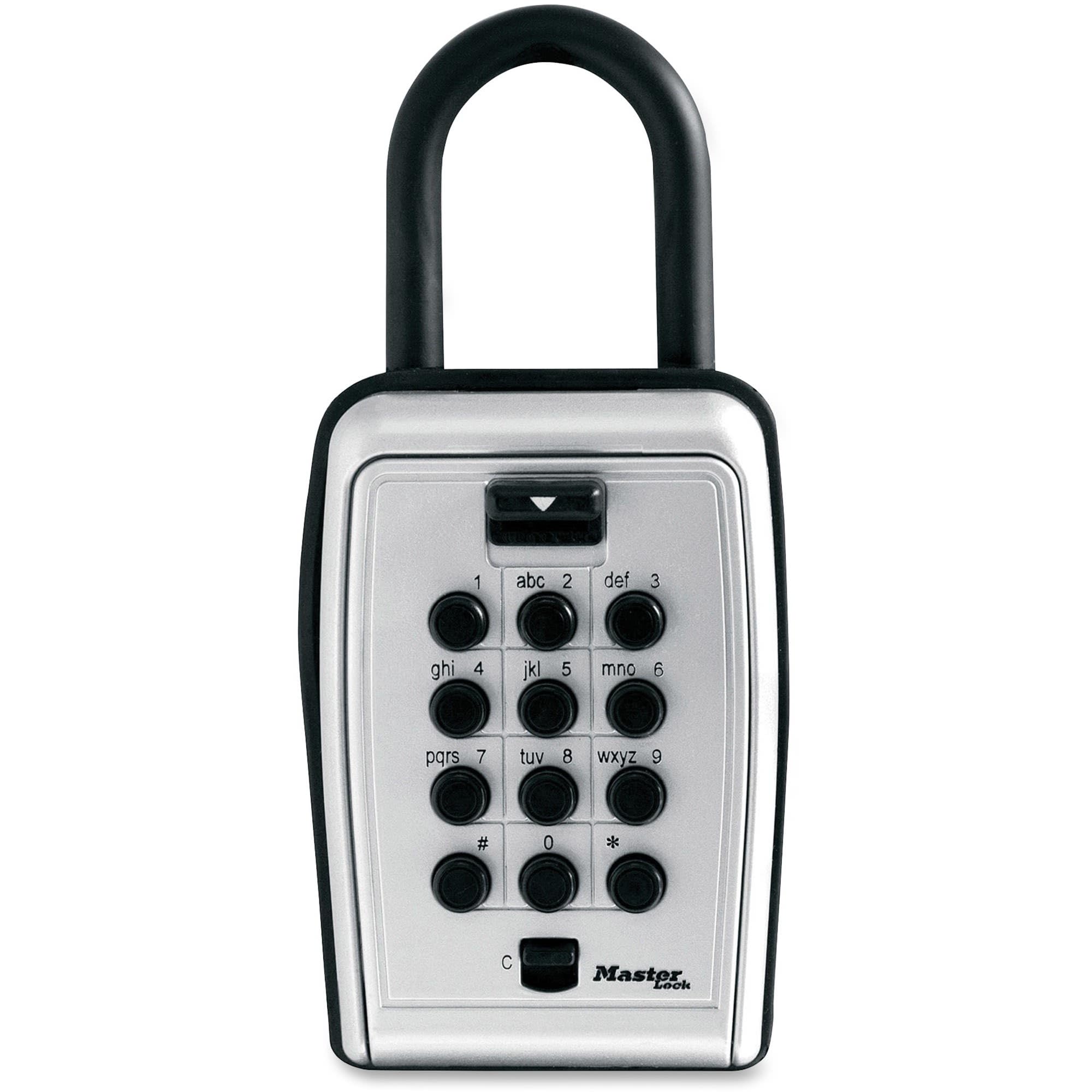 Heavy Duty Lock Box with Padlock - Secure Storage for Valuables, Documents & Keys - Includes 7 Spare Keys - Ideal for Home, Office, Travel & Outdoor Use