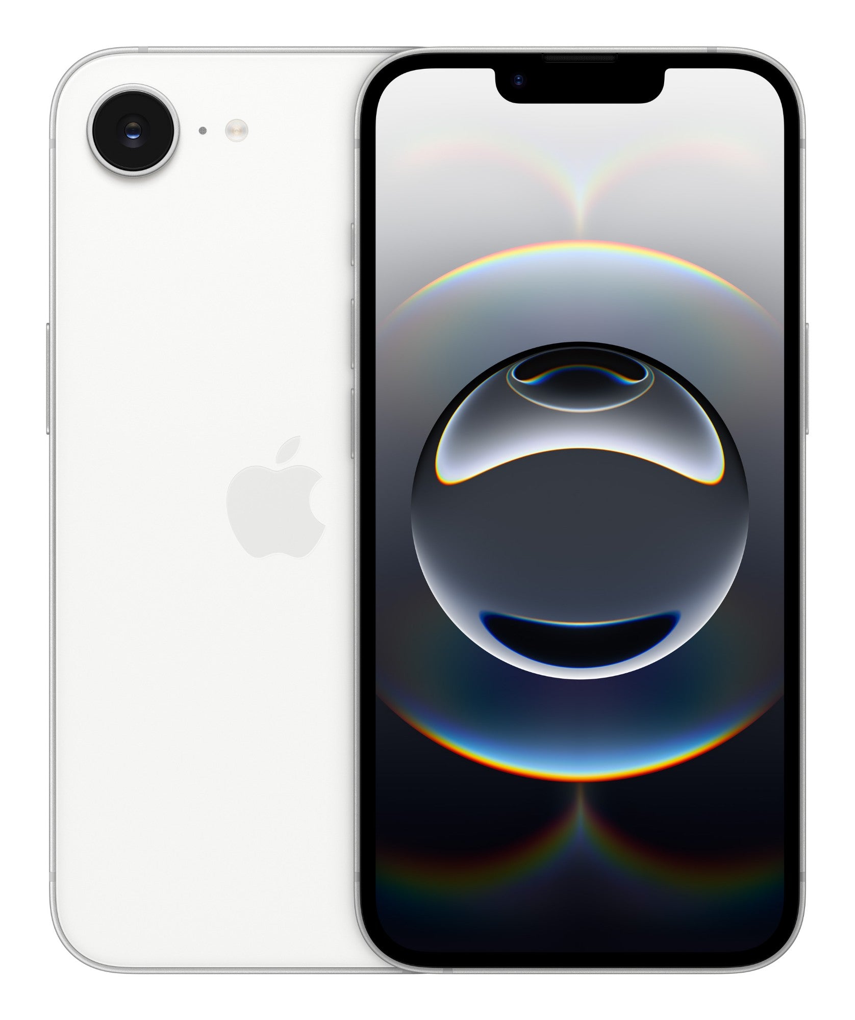 Apple iPhone 16e 6.1-inch (15.5 cm) 5G Smartphone - 128GB Storage, Dual SIM, iOS 18, USB Type-C, White - Perfect for Business, Travel & Everyday Use
