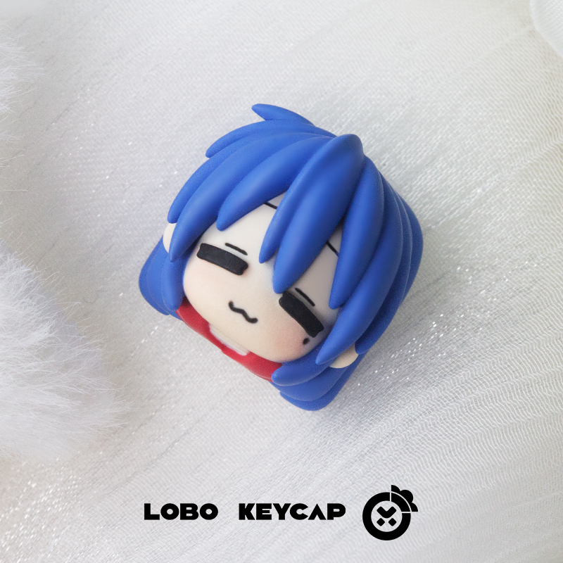 Lucky Star Themed Personalized Resin Keycaps - Custom Mechanical Keyboard Decorative Keycaps for Gaming & Office Setup