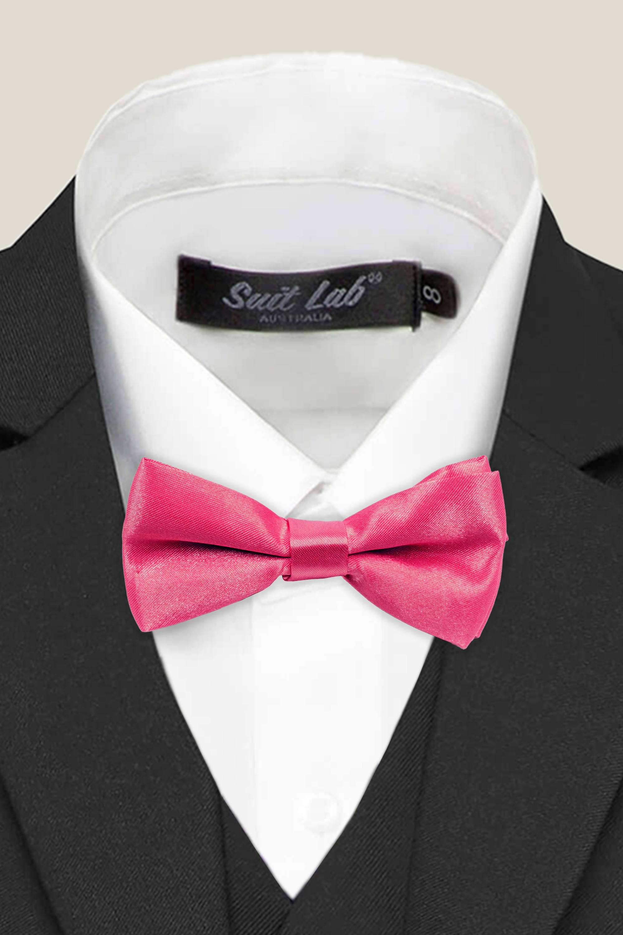 Stylish Boys Bow Tie in Hot Pink - Perfect for Weddings, Parties & Formal Events