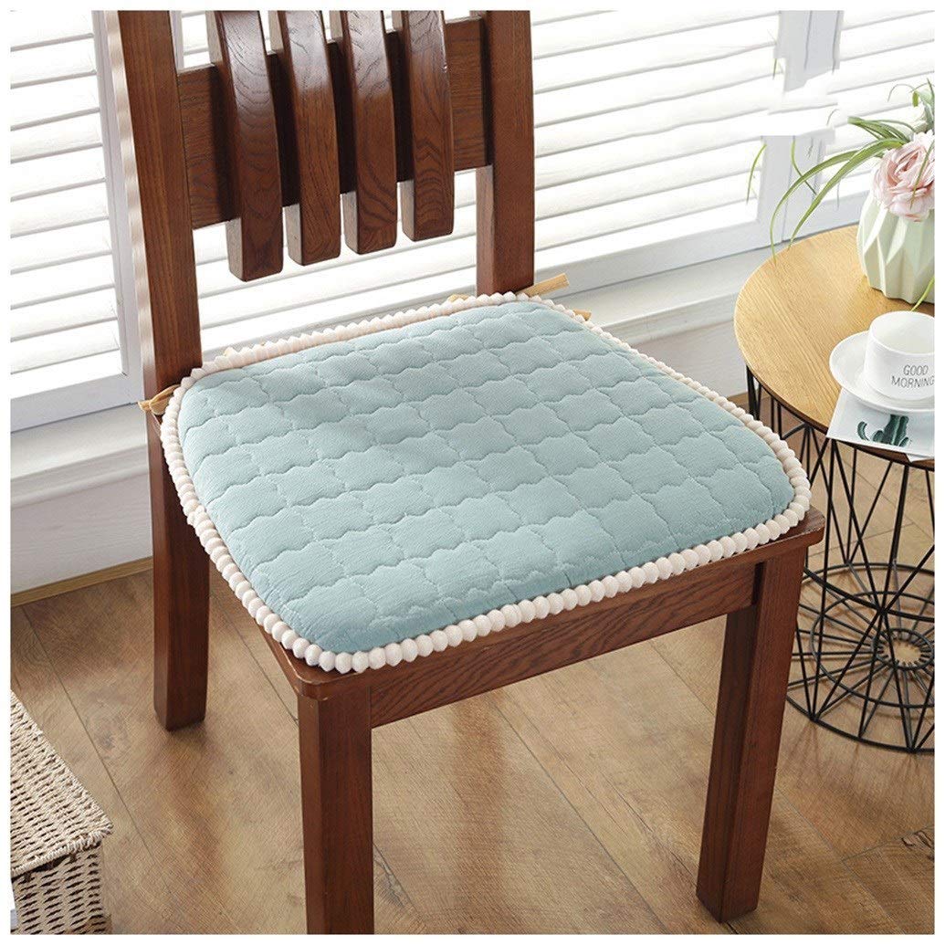 Washable Dining Chair Cushion Covers - Removable & Anti-Dust Kitchen Seat Protector Pads | Home Collection Slipcovers for Kitchen Chairs | Perfect for Dining Rooms, Breakfast Nooks & Outdoor Patio Furniture