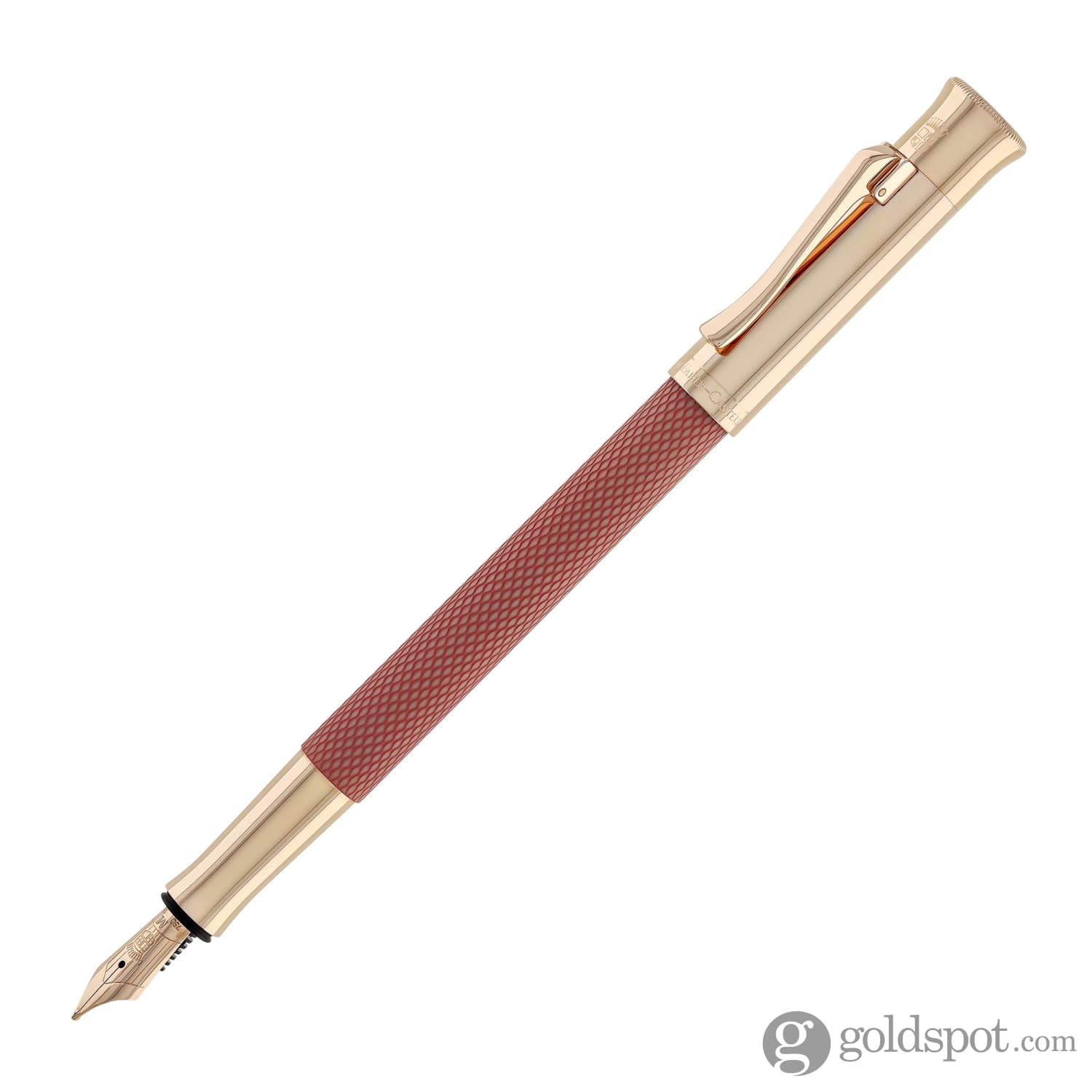Faber-Castell Guilloche Rose Gold Fountain Pen - Luxury Writing Instrument for Calligraphy, Journaling & Gifts | Premium Nib Pen for Professionals & Collectors