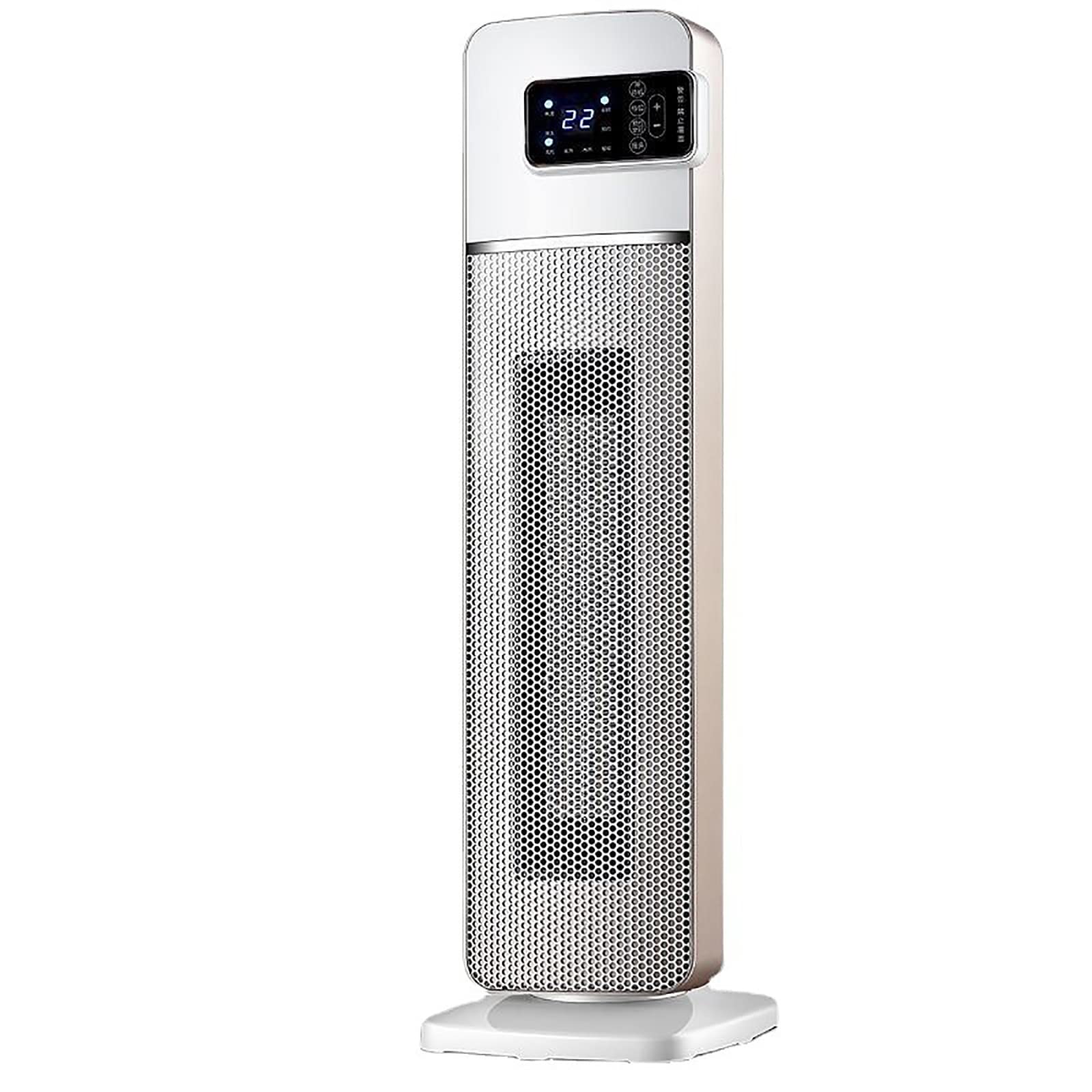 DUTIL Vertical PTC Ceramic Space Heater with Thermostat - 1000W/2000W 2 Modes, Overheating & Tip-Over Protection - Quiet Office Heater for Home, Bedroom & Workspace - Perfect for Winter Heating & Energy Saving