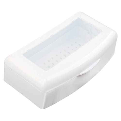 Bddalpke Clear Nail Sterilization Box - Plastic UV Sanitizer Container for Salon & SPA Tools - Professional Manicure/Pedicure Equipment Organizer - Perfect for Nail Salons, Beauty Spas & Home Use