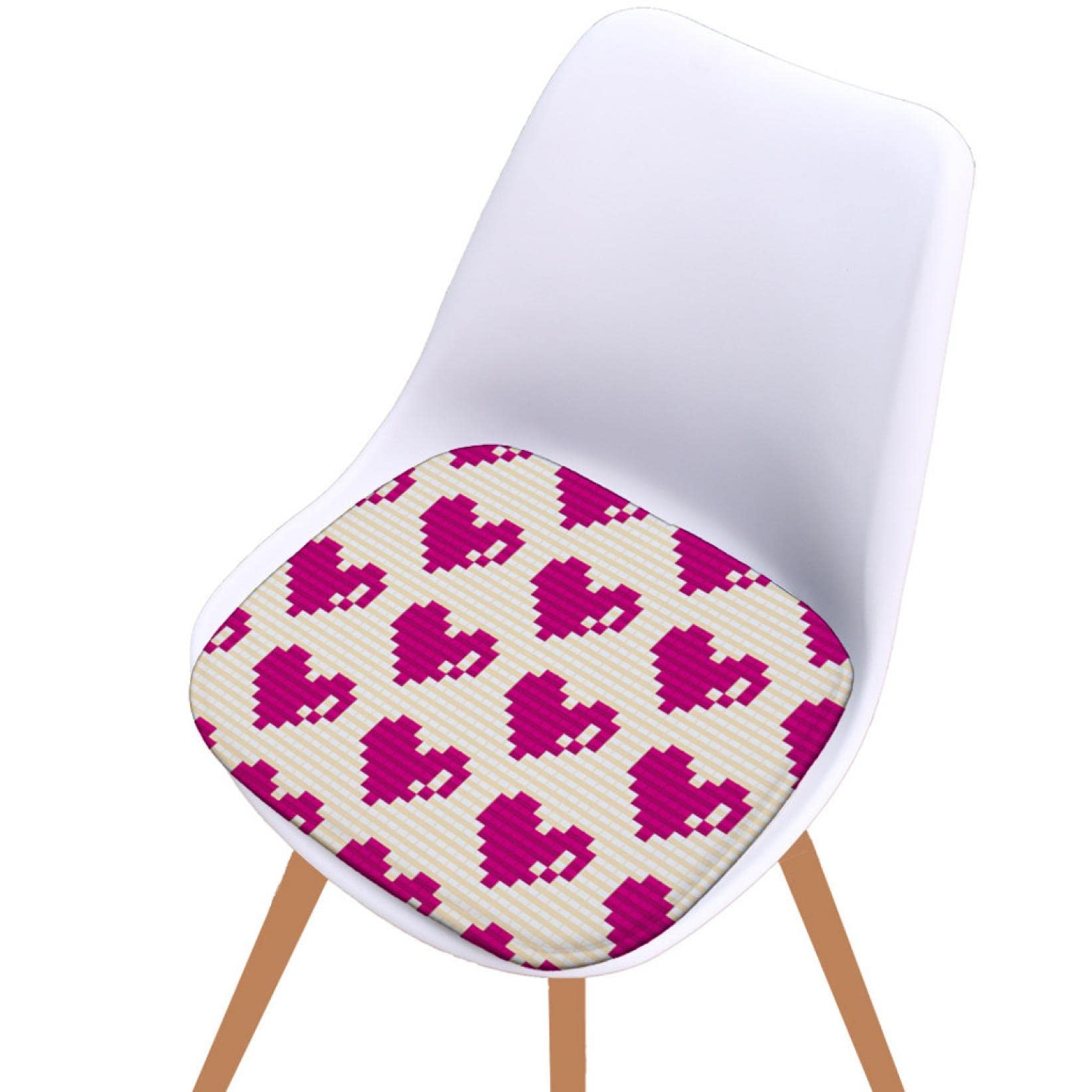 Alalaso Memory Foam Seat Cushion - Premium Office Chair & Dining Chair Pad - Orthopedic Comfort for Back Pain Relief - Ideal for Home, Office, and Christmas Decor
